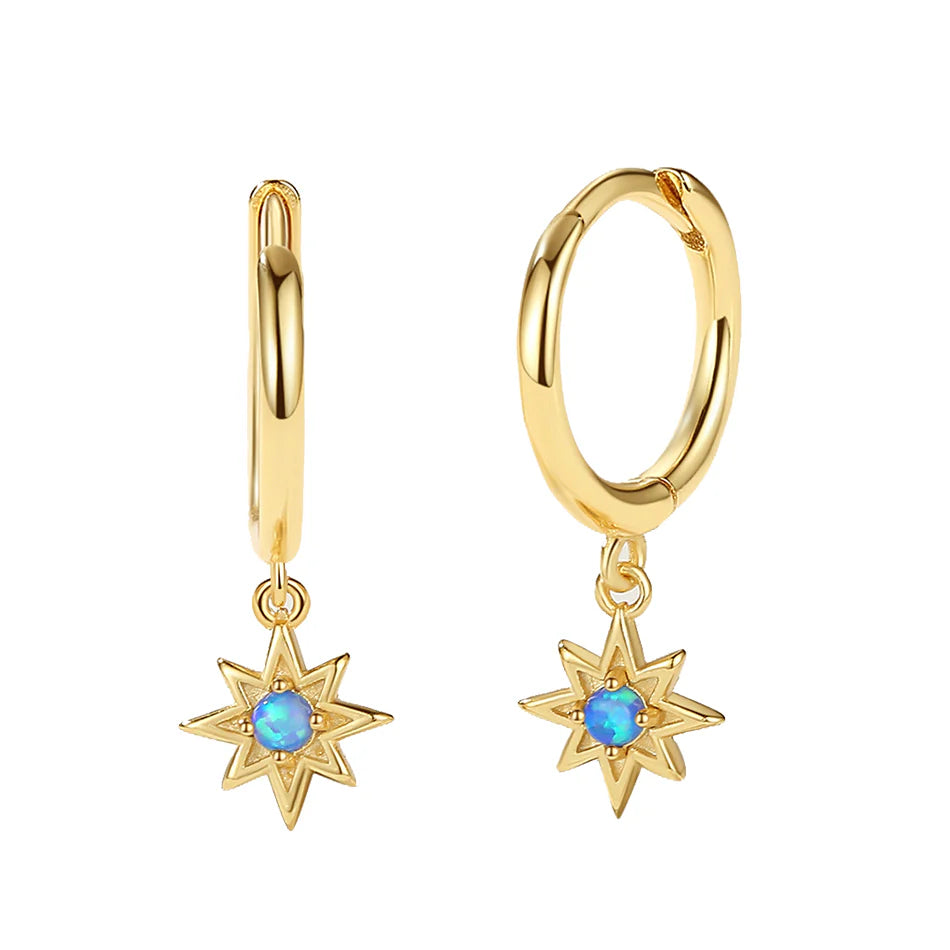 Opal Dangle Earrings