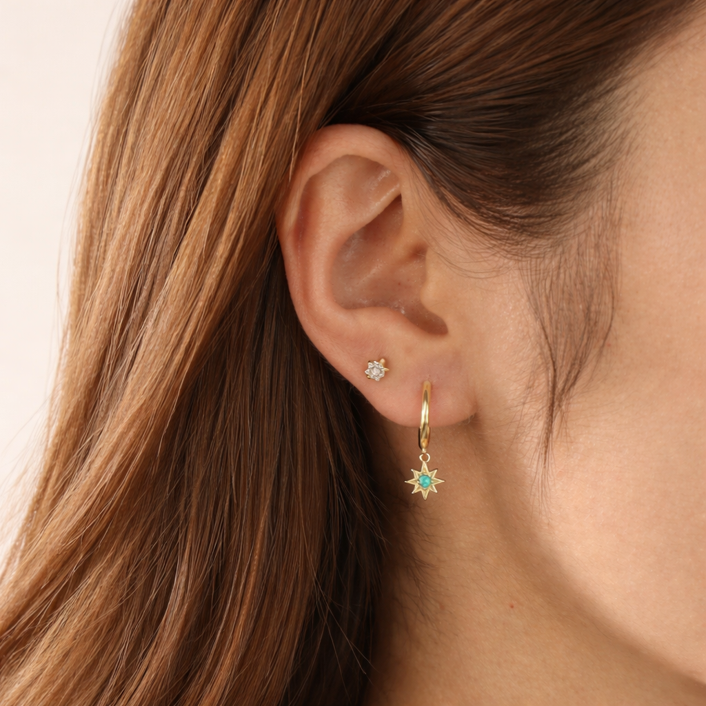 Opal Dangle Earrings