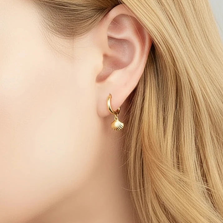 Seashell Drop Earrings