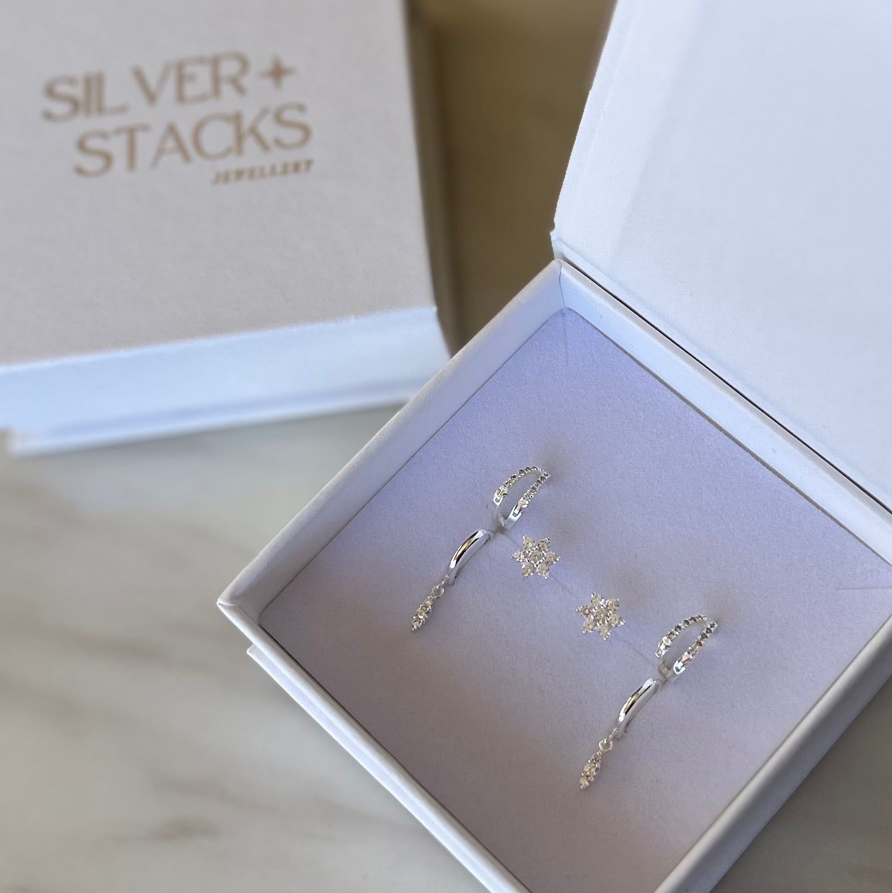 Glam Ear Stack Silver Bundle