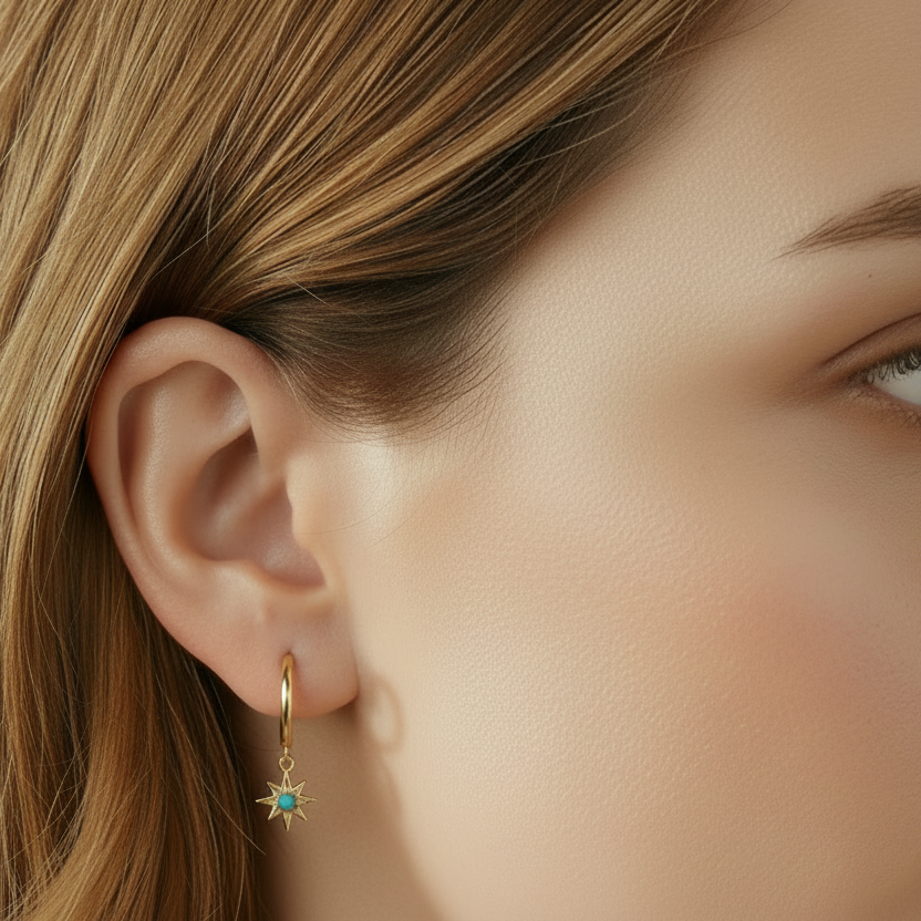 Opal Dangle Earrings