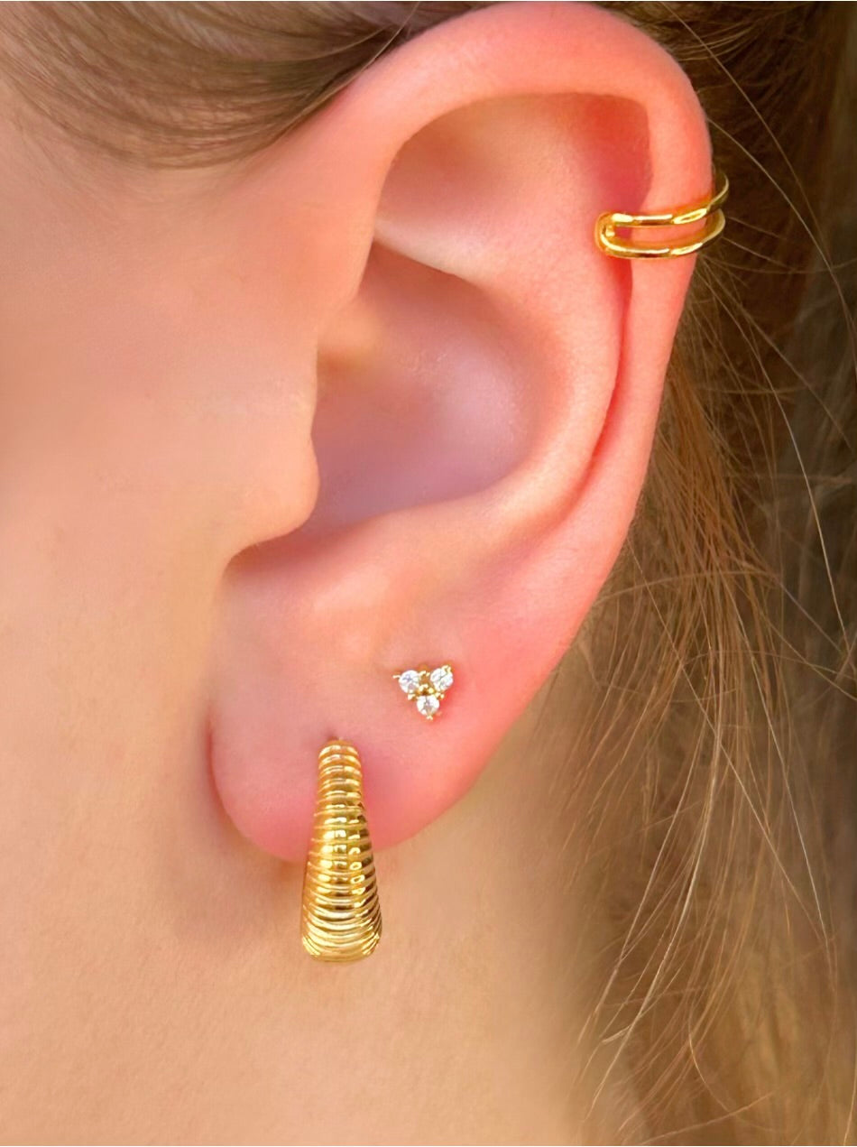 Double Time Ear Cuff