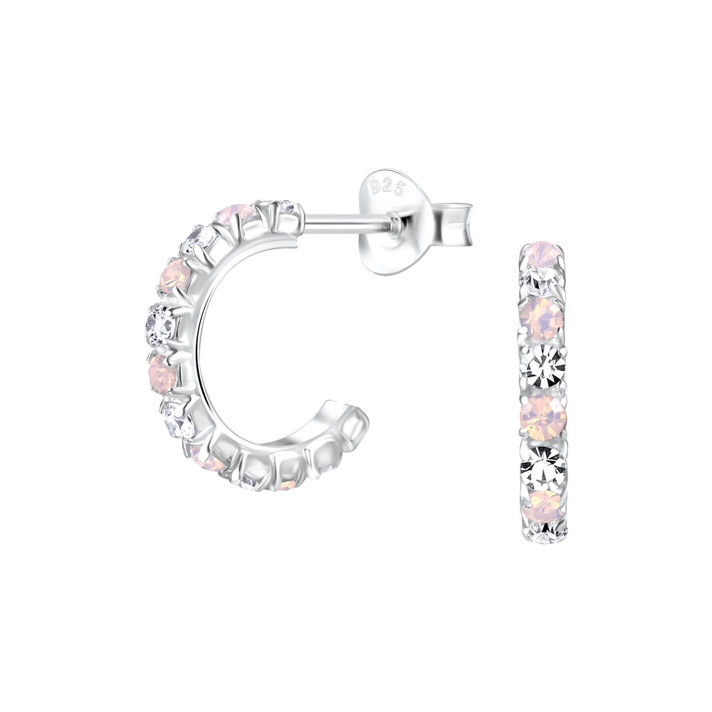 Crystal Half Hoop
