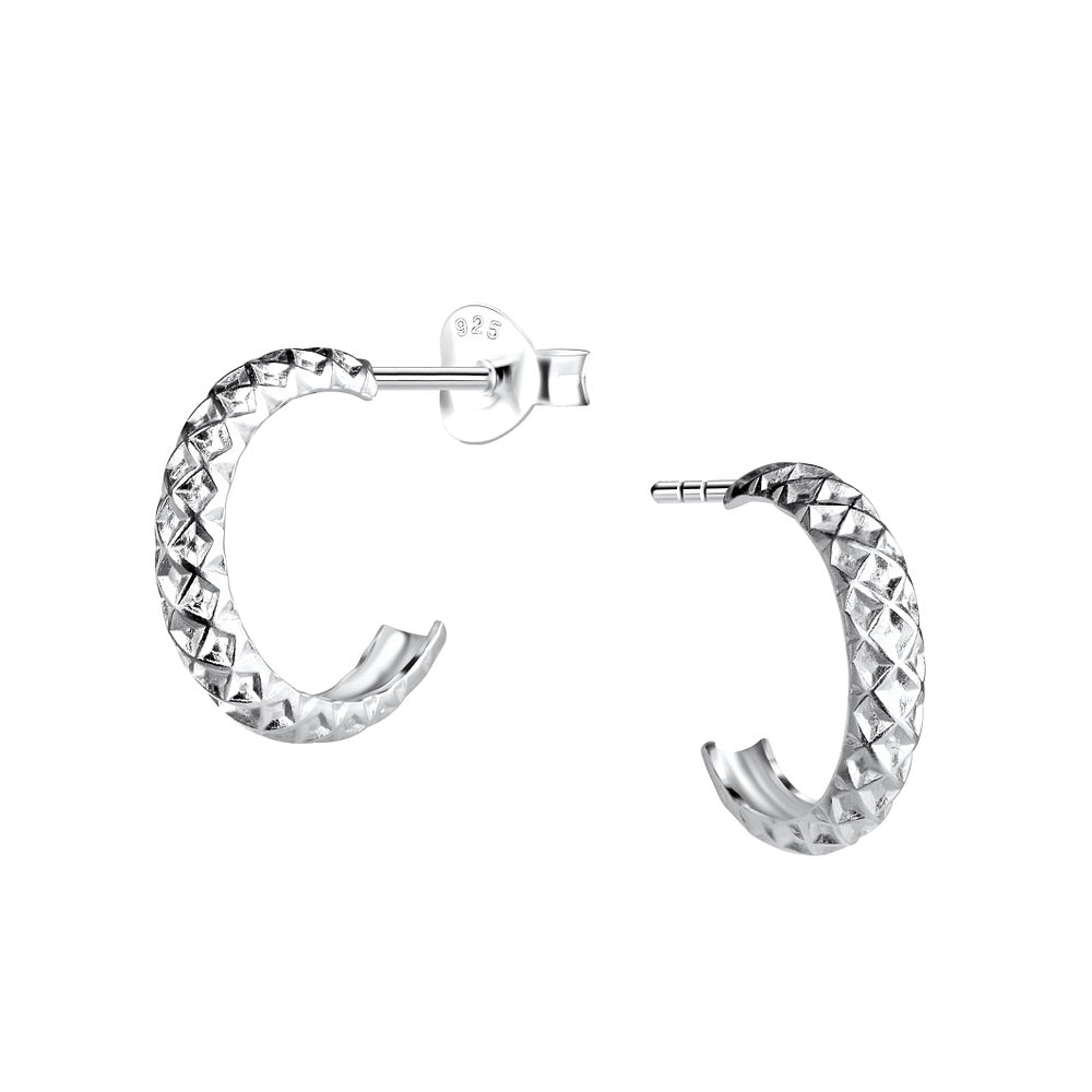 Patterned Half Hoop