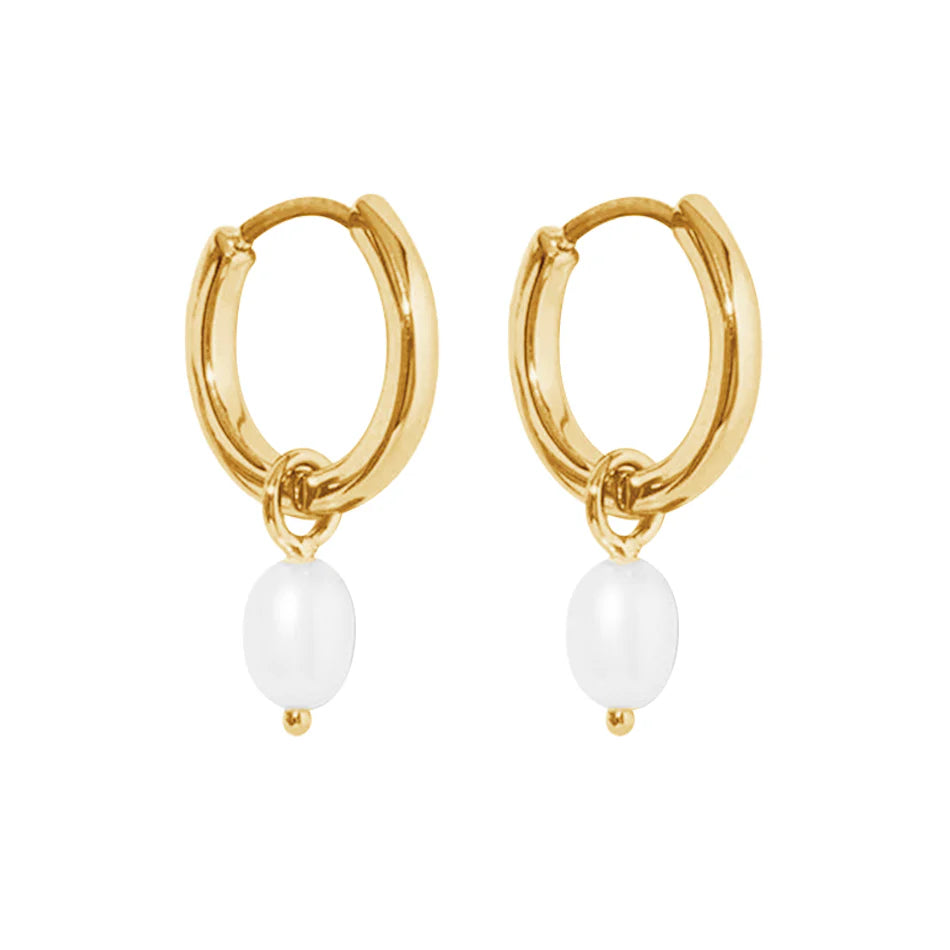Freshwater Pearl Huggies