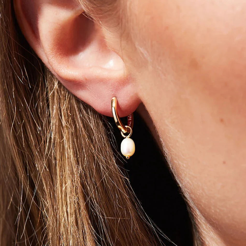 Freshwater Pearl Huggies