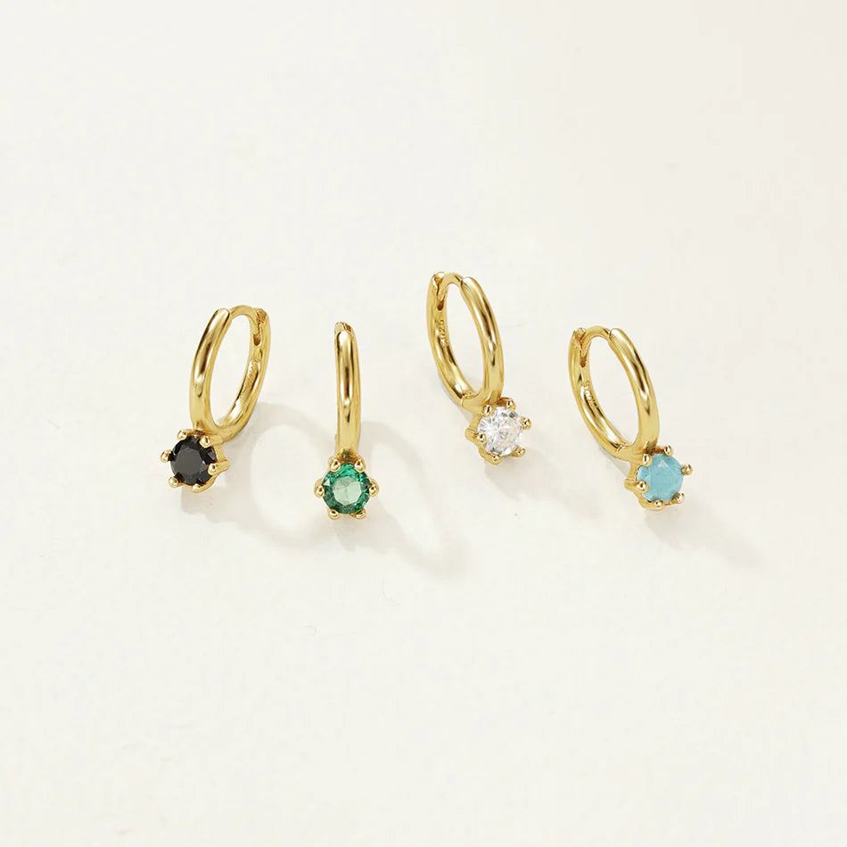 Orchid Charm Huggies